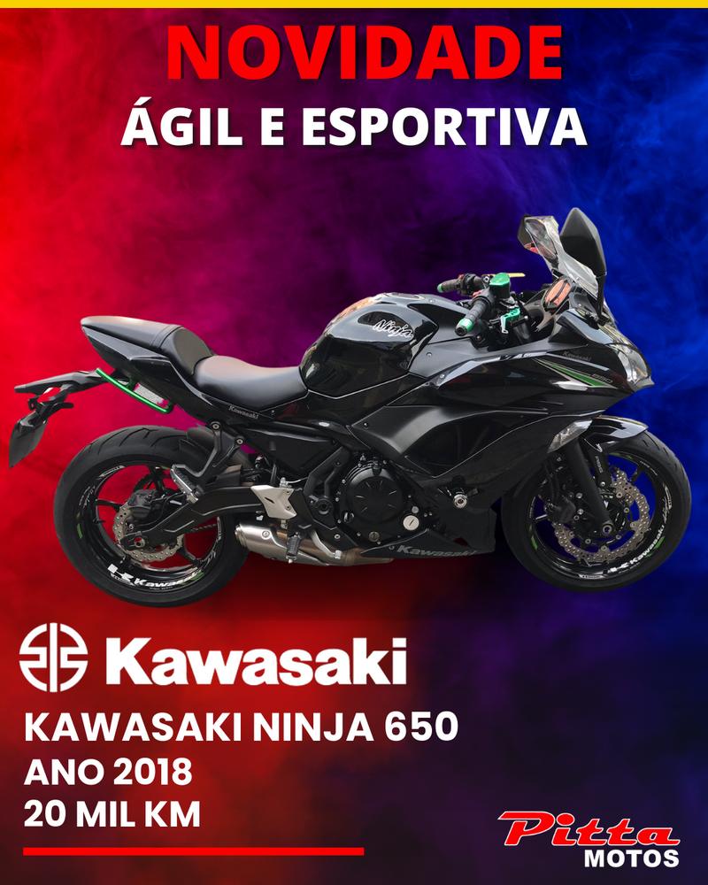 Kawasaki Ninja 650 - Ano 2018 com 20 mil km